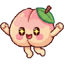 Peachy excited