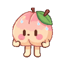 Peachy exercising