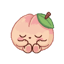 Peachy sleeping