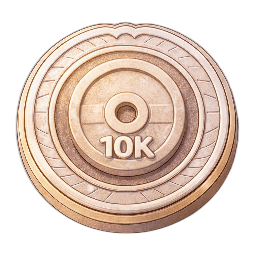 10K Club medallion