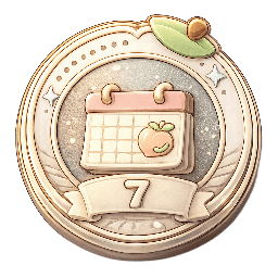 Week Warrior medallion